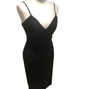 La Perla- Elegant Black Sleeveless Dress